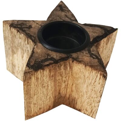 Boltze Teelichthalter Percha M Natur Boltze Teelichthalter Percha M Natur