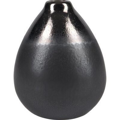 Vase Minimalist Zen Keramik 12,8 cm x Ø 10,2 cm Schwarz Vase Minimalist Zen Keramik 12,8 cm x Ø 10,2 cm Schwarz