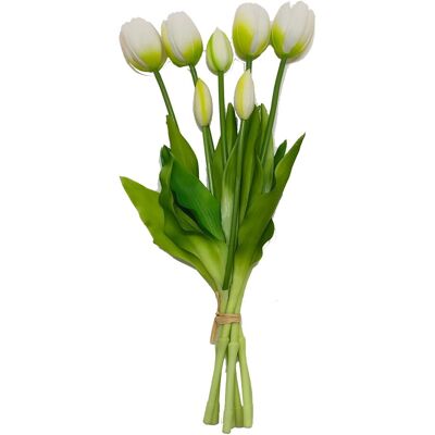 Boltze Dekostrauß Tulip Mittel 13 cm x 13 cm x 40 cm Weiß Boltze Dekostrauß Tulip Mittel 13 cm x 13 cm x 40 cm Weiß