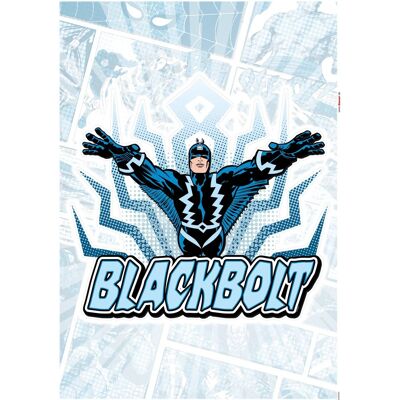 Komar Deko-Sticker Blackbolt Classic 50 x 70 cm Komar Deko-Sticker Blackbolt Classic 50 x 70 cm