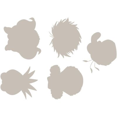 Komar Deco-Sticker The Muppets 50 x 70 cm Komar Deco-Sticker The Muppets 50 x 70 cm