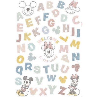 Komar Deko-Sticker Mickey Alphabet 50 x 70 cm Komar Deko-Sticker Mickey Alphabet 50 x 70 cm