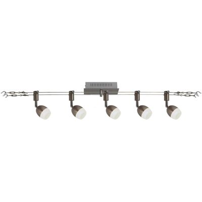 Näve LED-Seilsystem-Deckenspots Tony 5 Flammig 12 cm x 50 cm x 6 cm Näve LED-Seilsystem-Deckenspots Tony 5 Flammig 12 cm x 50 cm x 6 cm