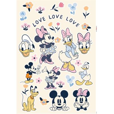 Komar Deko-Sticker Love Love Love 50 x 70 cm Komar Deko-Sticker Love Love Love 50 x 70 cm