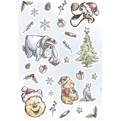 Komar Deko-Sticker Winnie Pooh Christmas 50 cm x 70 cm Komar Deko-Sticker Winnie Pooh Christmas 50 cm x 70 cm