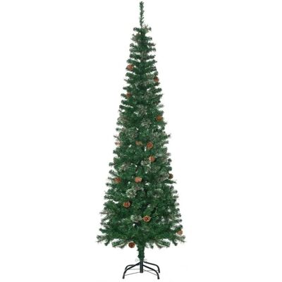 HOMCOM Weihnachtsbaum Kunststoff Metall 54L x 54B x 195H cm HOMCOM Weihnachtsbaum Kunststoff Metall 54L x 54B x 195H cm