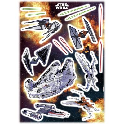 KOMAR Star Wars Raumschiff Dekosticker - 50x70 cm - bunt KOMAR Star Wars Raumschiff Dekosticker - 50x70 cm - bunt
