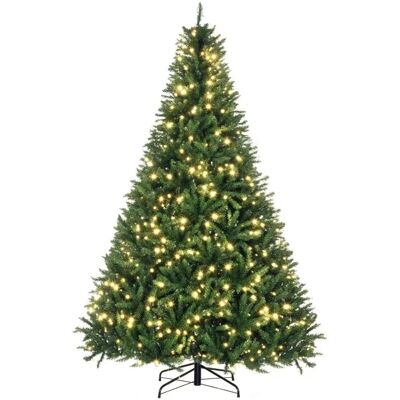 HOMCOM Weihnachtsbaum Kunststoff Metall 142L x 142B x 210H cm HOMCOM Weihnachtsbaum Kunststoff Metall 142L x 142B x 210H cm