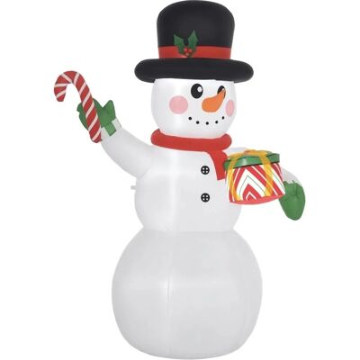 Outsunny Aufblasbar Weihnachtsdeko Schneemann mit LED-Beleuchtung Gartendeko Outsunny Aufblasbar Weihnachtsdeko Schneemann mit LED-Beleuchtung Gartendeko