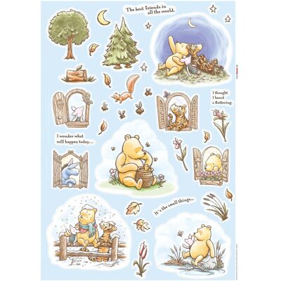 Komar Deko-Sticker Winnie Pooh Adventure 50 x 70 cm Komar Deko-Sticker Winnie Pooh Adventure 50 x 70 cm