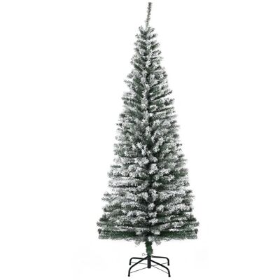 HOMCOM Weihnachtsbaum mit Kunstschnee Kunststoff Stahl 60 x 180H cm HOMCOM Weihnachtsbaum mit Kunstschnee Kunststoff Stahl 60 x 180H cm