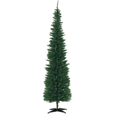 HOMCOM Weihnachtsbaum mit 499 Spitzen Kunststoff Metall 55 x 210H cm HOMCOM Weihnachtsbaum mit 499 Spitzen Kunststoff Metall 55 x 210H cm