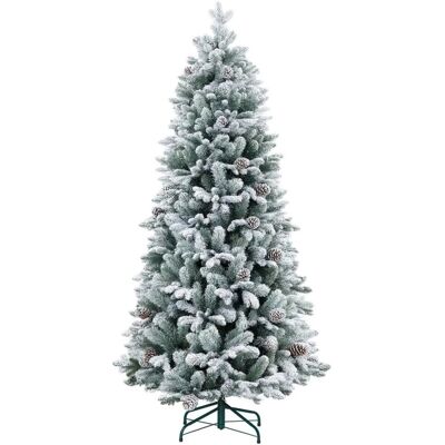 HOMCOM Weihnachtsbaum Metallständer Kunststoff Metall 97 x 183H cm HOMCOM Weihnachtsbaum Metallständer Kunststoff Metall 97 x 183H cm