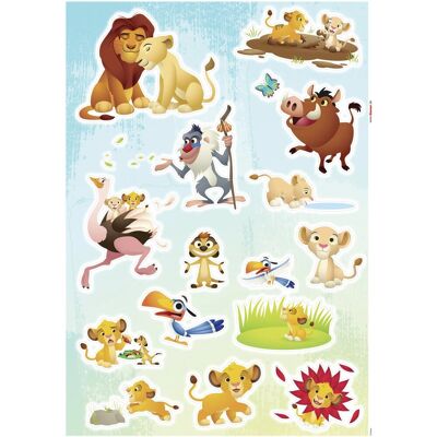 Komar Deko-Sticker Lion King Wildlife 50 x 70 cm Komar Deko-Sticker Lion King Wildlife 50 x 70 cm