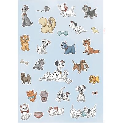 Komar Deko-Sticker Disney Cats & Dogs 50 x 70 cm Komar Deko-Sticker Disney Cats & Dogs 50 x 70 cm