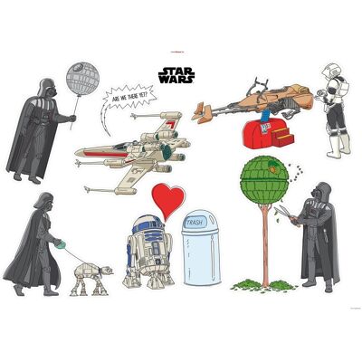 Komar Deko-Sticker Star Wars Treatment 100 x 70 cm Komar Deko-Sticker Star Wars Treatment 100 x 70 cm