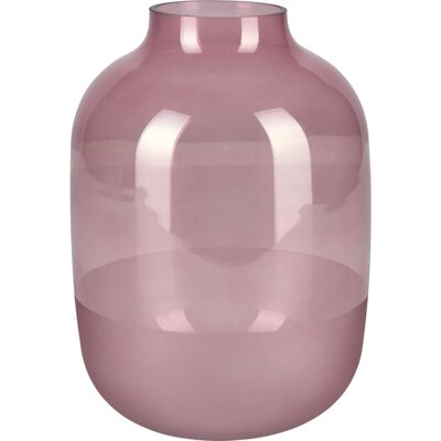 Vase Blush Bordeaux Glas 25,5 cm x Ø 18 cm Burgunderrot Vase Blush Bordeaux Glas 25,5 cm x Ø 18 cm Burgunderrot