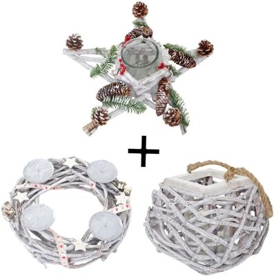 MCW Adventskranz 3er Set MCW Adventskranz 3er Set