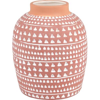 Vase Desert Flower Keramik 18,5 cm x Ø 15 cm Terrakotta Vase Desert Flower Keramik 18,5 cm x Ø 15 cm Terrakotta