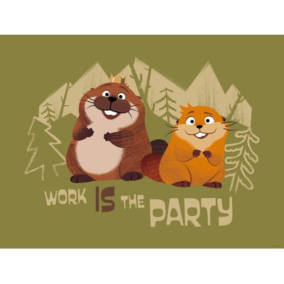 Komar Wandbild Disney Pixar Hoppers Work is the Party 30 cm x 40 cm Grün Komar Wandbild Disney Pixar Hoppers Work is the Party 30 cm x 40 cm Grün
