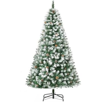 HOMCOM Künstlicher Weihnachtsbaum 180cm mit Kunstschnee 800 Astspitzen HOMCOM Künstlicher Weihnachtsbaum 180cm mit Kunstschnee 800 Astspitzen