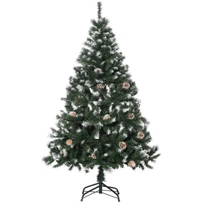 HOMCOM Weihnachtsbaum Kunststoff Stahl 85L x 85B x 150H cm HOMCOM Weihnachtsbaum Kunststoff Stahl 85L x 85B x 150H cm