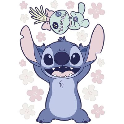 Komar Deko-Sticker Disney Lilo and Stitch Lifesize 50 cm x 70 cm Blau Komar Deko-Sticker Disney Lilo and Stitch Lifesize 50 cm x 70 cm Blau