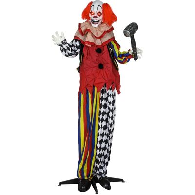 Outsunny Halloween Dekoration Stahl Polyester 90L x 18B x 173H cm Mehrfarbig Outsunny Halloween Dekoration Stahl Polyester 90L x 18B x 173H cm Mehrfarbig