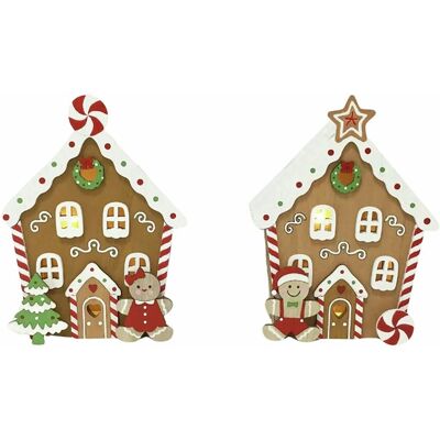 Boltze Dekoaufsteller Ginger House 12,2 cm x 8,3 cm x 16,5 cm 2-fach sortiert Boltze Dekoaufsteller Ginger House 12,2 cm x 8,3 cm x 16,5 cm 2-fach sortiert