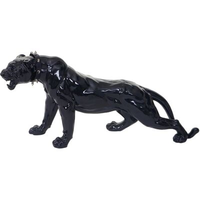 MCW Deko Figur Panther mit Halsband Schwarz Hochglanz mit Halsband MCW Deko Figur Panther mit Halsband Schwarz Hochglanz mit Halsband