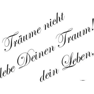 Komar Deko-Sticker Träume 50 cm x 70 cm Komar Deko-Sticker Träume 50 cm x 70 cm