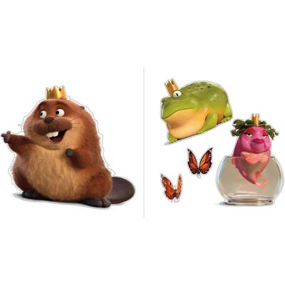 Komar Sticker Disney and Pixar Hoppers Queens and King 30 cm x 30 cm Komar Sticker Disney and Pixar Hoppers Queens and King 30 cm x 30 cm