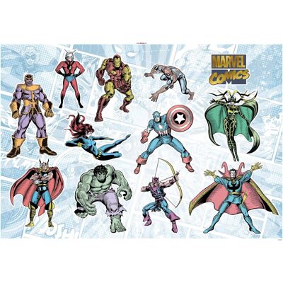 Komar Deko-Sticker Marvel Collection 100 x 70 cm Komar Deko-Sticker Marvel Collection 100 x 70 cm