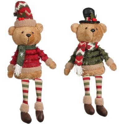 Mica Decorations Dekofigur Bär 14 cm x 9 cm x 42 cm 2-fach Sortiert Mica Decorations Dekofigur Bär 14 cm x 9 cm x 42 cm 2-fach Sortiert