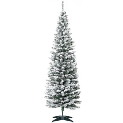 HOMCOM Künstlicher Weihnachtsbaum 180cm mit Kunstschnee mit 390 Astspitzen HOMCOM Künstlicher Weihnachtsbaum 180cm mit Kunstschnee mit 390 Astspitzen