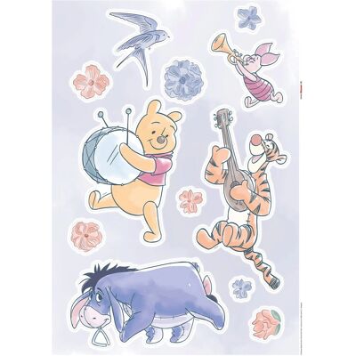 Komar Deko-Sticker Winnie Pooh Flowers 50 x 70 cm Komar Deko-Sticker Winnie Pooh Flowers 50 x 70 cm