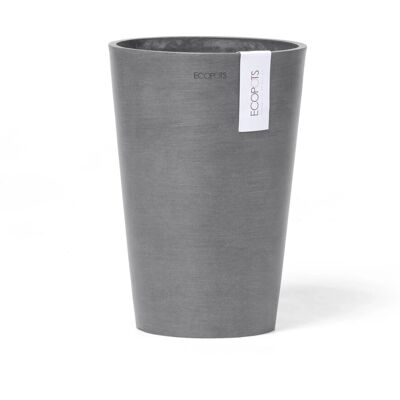 Ecopots Vase Pisa Grau 14 cm x 20 cm Ecopots Vase Pisa Grau 14 cm x 20 cm