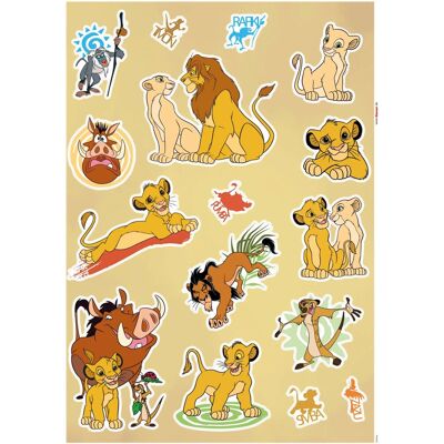 Komar Deko-Sticker Lion King Life 50 x 70 cm Komar Deko-Sticker Lion King Life 50 x 70 cm