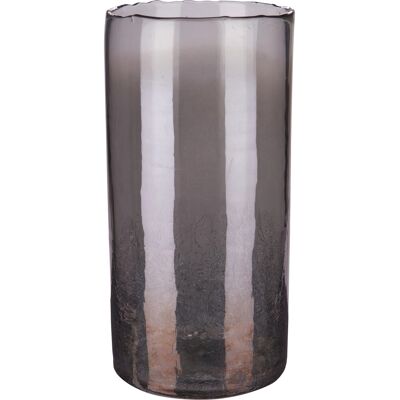 Vase Dark Wonder 30 cm x Ø 15,25 cm Transparent-Blau Vase Dark Wonder 30 cm x Ø 15,25 cm Transparent-Blau