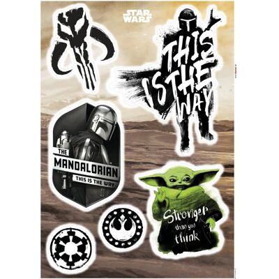 Komar Deko-Sticker Mandalorian Legend 50 x 70 cm Komar Deko-Sticker Mandalorian Legend 50 x 70 cm