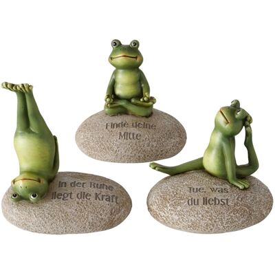 Boltze Figur Yoga 3-fach Sortiert 15 cm x 8 cm x 13 cm Beige Boltze Figur Yoga 3-fach Sortiert 15 cm x 8 cm x 13 cm Beige