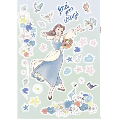 Komar Deko-Sticker Belle find Wings 50 x 70 cm Komar Deko-Sticker Belle find Wings 50 x 70 cm