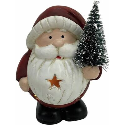 Boltze Weihnachtsmann-Figur Ruth 9,5 cm x 7,5 cm x 12,5 cm Rot Boltze Weihnachtsmann-Figur Ruth 9,5 cm x 7,5 cm x 12,5 cm Rot