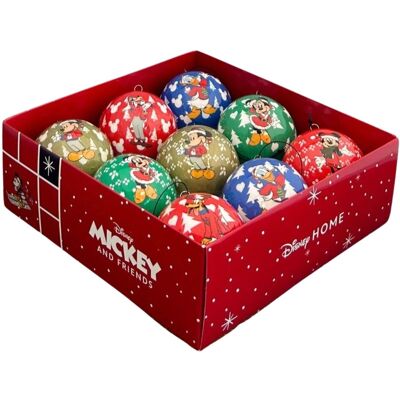 Disney Weihnachtskugeln-Set Vintage Mickey u. Freunde Ø 7,5 cm Mehrfarbig 9 Stk. Disney Weihnachtskugeln-Set Vintage Mickey u. Freunde Ø 7,5 cm Mehrfarbig 9 Stk.