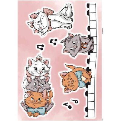 Komar Deko-Sticker Aristocats Kittens 50 x 70 cm Komar Deko-Sticker Aristocats Kittens 50 x 70 cm
