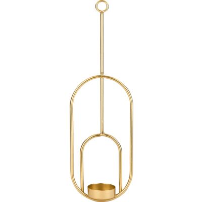 Teelichthalter Hängend Modern Antique 31,7 cm x 9,6 cm x 4,2 cm Gold Teelichthalter Hängend Modern Antique 31,7 cm x 9,6 cm x 4,2 cm Gold