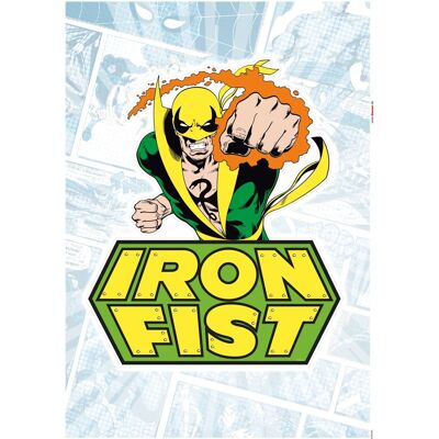 Komar Deko-Sticker Iron Fist Classic 50 x 70 cm Komar Deko-Sticker Iron Fist Classic 50 x 70 cm