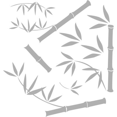 Komar Fenstersticker Bamboo 31 cm x 31 cm Komar Fenstersticker Bamboo 31 cm x 31 cm