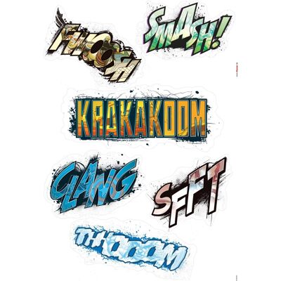 Komar Deko-Sticker Avengers Sounds 50 x 70 cm Komar Deko-Sticker Avengers Sounds 50 x 70 cm