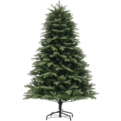 HOMCOM Weihnachtsbaum Kunststoff mit 848 Spitzen Stahl 105 x 180H cm HOMCOM Weihnachtsbaum Kunststoff mit 848 Spitzen Stahl 105 x 180H cm